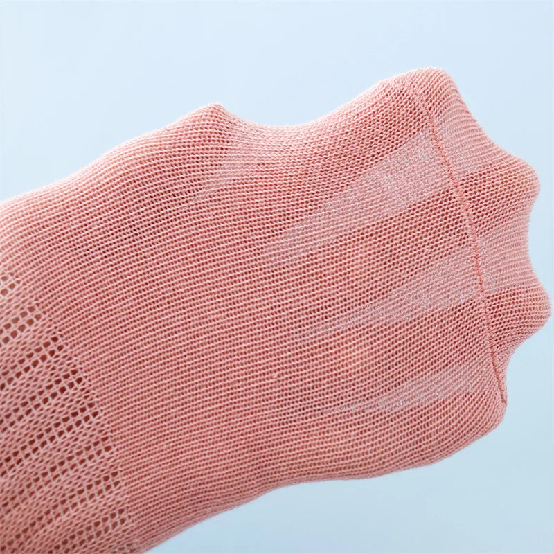 Newborn Solid Color Cotton Socks (6 Pairs)
