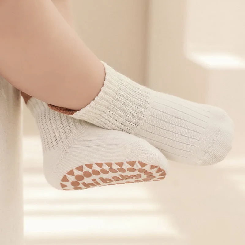 Baby's First Breathable Grip Socks (3 Pairs)
