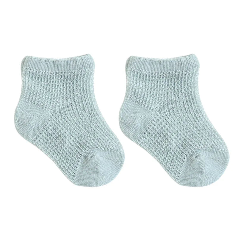 Baby Summer Mesh Cotton Socks (4 Pairs)