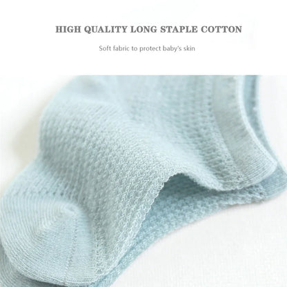 Baby Summer Mesh Cotton Socks (4 Pairs)