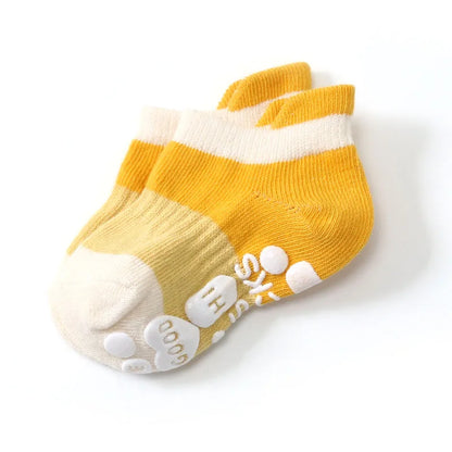 Baby & Toddler's Casual Cotton Grip Socks (5 Pairs)