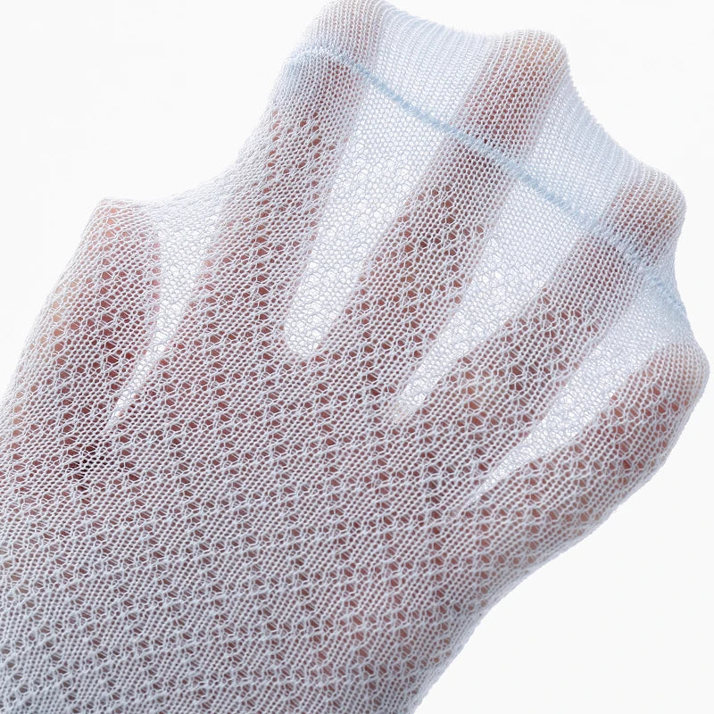 Boys & Girls Summer Cotton Mesh Socks (5 Pairs)