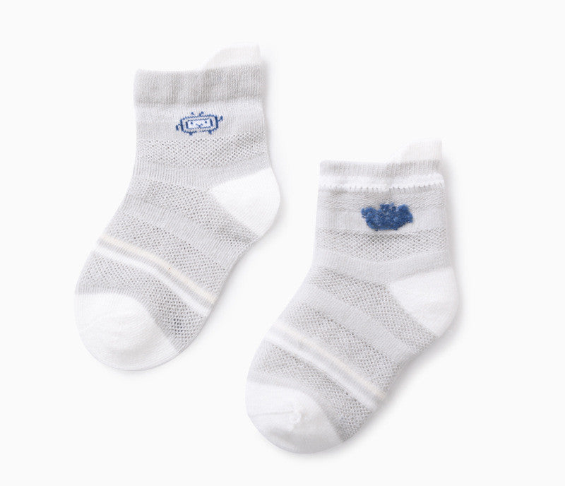 Breathable Baby Summer Socks (6 Pairs)